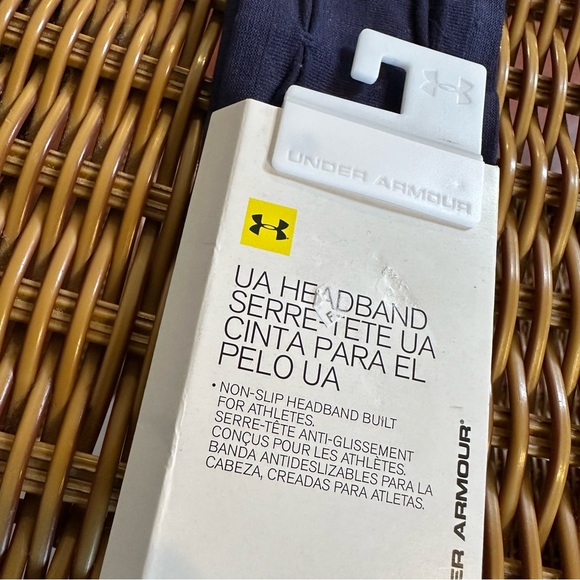 NEW! Under Armour blue headband - nonslip - athlete /athletic - new with tags! - Picture 4 of 7